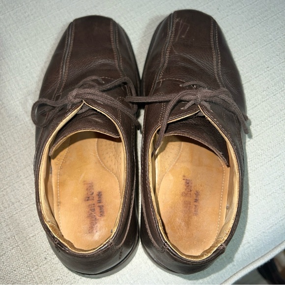Stephan Bossi Handmade Brown Oxfords Leather Upper Insole Lining Men’s 8M 051666 main image 8